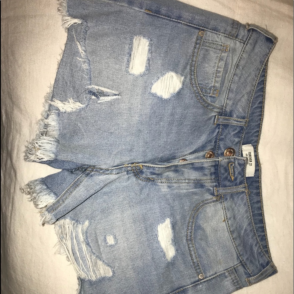 Forever 21 denim shorts